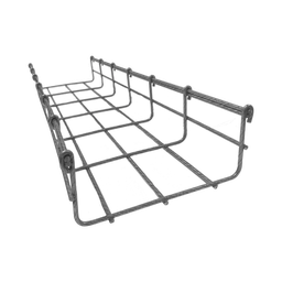 [CH-54-150BM] Charola Bimetálica Tipo Malla 54/150 mm, Ideal Para Utilizarse al Exterior o Zonas Húmedas, Hasta 129 Cables Cat6, Tramo de 3 Metros | CH-54-150BM