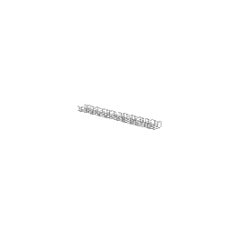 [PWB6X12BL] Charola Wire Basket de 12 in (304 mm) de Ancho, 6 in (152 mm) de Alto, 3 m de Largo, Hasta 626 Cables Cat6, Color Negro | PWB6X12BL