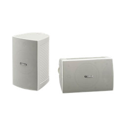 [VS4W] Altavoz de Montaje en Pared, 2 vias, Woofer 4 in, Tweeter 1 in, IPX3, 8 ohms, 70/100V, Color Blanco, Par | VS4W