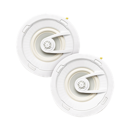 [G72/PAR] PAR de altavoces de 7 " | montaje de Techo | Diseño TruGrip | Instalacion Sin Herramientas | Woofer de Polipropileno Blanco con Quick Connect | G72/PAR