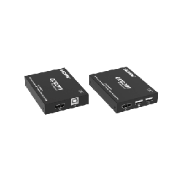 [EPC-E5200K] Extensor HDMI con KVM | Sobre IP | Transmisión hasta 150m | Cat5e/6 | HDCP 1.4 | 1080p | Control IR | Compatible con Switch 1G | EPC-E5200K