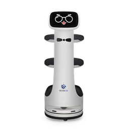 [T8LS] Robot de Entrega Dinerbot T8 / Compacto 38.4x46.8x111.1 cm (15.1x18.4x43.7 in) / Velocidad 1.0 m/s / Pantalla Táctil 10.1" / 3 Capas / Capacidad 20 kg (44 lbs) / Batería 15-18 Horas | T8LS