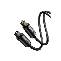 [70893] Cable Óptico Toslink (S/PDIF) de Alta Calidad para Audio Digital / 3 Metros (9.84 Pies) / Tapa de Protección / Dolby 7.1 Canales / Diseño Durable / Plug & Play / Color Negro | 70893