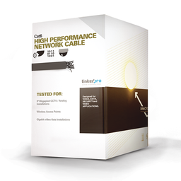 [PRO-CAT-6/W] Bobina de Cable UTP de 305 Metros (1000 Pies) Cat6 Aleación de Cobre y Aluminio (CCA), Color Blanco, Uso Exclusivo Interior | PRO-CAT-6/W