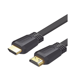 [50819] Cable HDMI 2.0 Plano de 1.5 Metros (4.92 Pies) / 4K@60Hz / HDR / 3D / HEC (Canal Ethernet HDMI) / ARC (Canal de Retorno de Audio / Color Profundo de 48 Bits / Audio de 32 Canales / HDCP / Audio Dolby True HD 7.1 / 18 Gbps / EstaÑado y Triple Blindaje / A | 50819