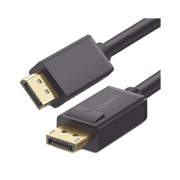 [10212] Cable DisplayPort 1.2 Macho a Macho | Longitud 3 Metros (9.84 Pies) | Versión DP1.2 | Soporta 4K@60Hz; 2K@144Hz | Soporta 3D | Color Profundo de 8 y 10 Bits | Blindaje Interno Múltiple | Cobre Estañado 28AWG | Botón de Liberación | 10212