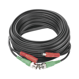 [DIY-10M-4K] Cable Coaxial (BNC RG59) + Alimentación / SIAMES / 10 Metros (32.81 Pies) / Aleación Cobre + Aluminio CCA / Para Cámaras 4K / Uso Interior y Exterior | DIY-10M-4K