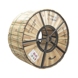 [GYFS-24C/4KM] Carrete de 4 Kilómetros de Fibra Óptica para Exterior G.652D, Armada, Monomodo de 24 Hilos, Loose Tube, Color Negro, para Instalación en Ducto Subterráneo o Enterrado Directo | GYFS-24C/4KM