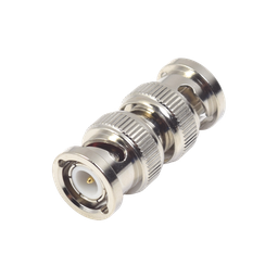 [RFB-1733] Adaptador tipo Barril para 75 Ohm, de Conector BNC Macho a BNC Macho, Niquel/ Oro/ Teflón. | RFB-1733