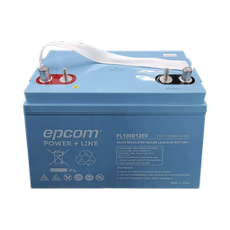 [PL100D12EV] Batería Marina de  Ciclo Profundo 12V@100Ah, AGM-VRLA Terminal F22, 620A CCA/  Lanchas/ Autos Eléctricos /Carritos Golf | PL100D12EV