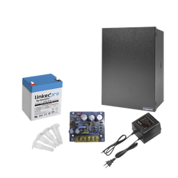 [KIT16B3LK5] Kit con fuente PLB3 con salida de 12 Vcc a 4 Amper, incluye transformador y batería de 12 V a  5.5 Amper | KIT16B3LK5