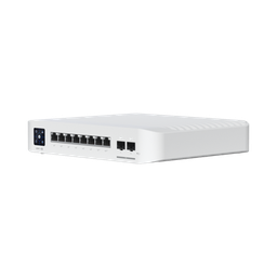 [USW-PRO-8-POE] Switch UniFi Pro 8 PoE Administrable Capa 3, 8 puertos GbE / (6) puertos POE+ af/at y (2) puertos POE++ 802.3bt / (2) puertos SFP+ 10G / 120W de presupuesto POE | USW-PRO-8-POE