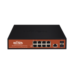 [WI-PMS310GF-ALIEN] Switch Administrable de 8 puertos Gigabit Ethernet con PoE 802.3 af/at y 24V Pasivo + 2 SFP Gigabit, 150 W | WI-PMS310GF-ALIEN