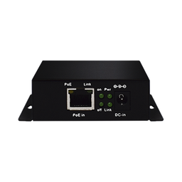 [WI-PE31G] Inyector PoE Extenido Industrial / PoE 802.3 af/at Hasta 30W / Conexión plug and play / Alcance de hasta 250 metros / Aplicaciones CCTV / Alimentación PoE af/at o Vcc 37-57 Vcc | WI-PE31G