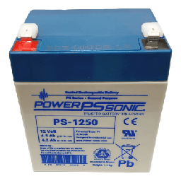 [PS1250F1SYS] Batería 12V, 4.5AH, Para Respaldo, Tecnologías AGM/VRLA, 5 Años Vida Útil, Terminales F1, Reconocida UL | PS1250F1SYS