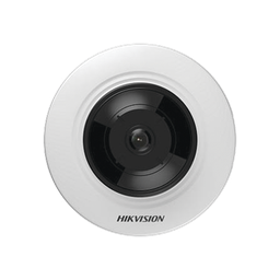 [DS-2CD2955G0-ISU] Mini Fisheye IP 5 Megapixel / Panorámica 180° - 360° / Microfono Integrado / 8 mts IR / Uso en Interior / PoE / Múltiples Vistas por iVMS-4200 / Alarmas I/O / Micro SD | DS-2CD2955G0-ISU