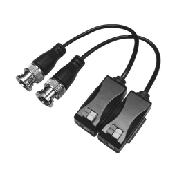 [TT101FTURBOZ] Kit de Transceptores (Baluns) con Terminal PUSH SUPERIOR PIG TAIL en ambos conectores, Resolución 4K , Cable flexible COAXIAL Blindado / COAXITRON / AUDIO POR COAXITRON /Conector 100% COBRE / Calidad PREMIUM | TT101FTURBOZ