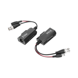 [TT-101-PV-TURBO] Kit de transceptores activos con conector para alimentación (12V/24Vcc/AC) TurboHD para aplicaciones de video por UTP Cat5e/6 en HD. Distancia de hasta 150 m en 4K | TT-101-PV-TURBO