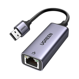 [50922] Adaptador de Red USB-A 3.0 a RJ45 /Admite 10/100/1000 Mbps / Caja de Aluminio / Longitud del cable 10 cm | 50922