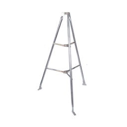 [LP-TP-2] Montaje de tripie para exterior, altura total del tripie 1.52 m. Compatible con mástiles de hasta 3 m de largo 1  1/4 a 2" de diámetro | LP-TP-2