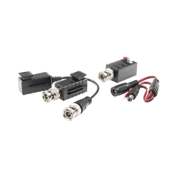 [KIT4501AP] Kit de TRANSCEPTORES DE VIDEO DE LARGO ALCANCE / 320 Metros / Resolución 720P y 1080P / Cat 5e/6 / Compatible con cámaras HD-TVI/CVI/AHD/CVBS / Alimente solo el Receptor / Protección Interconstruida contra sobretensión. | KIT4501AP