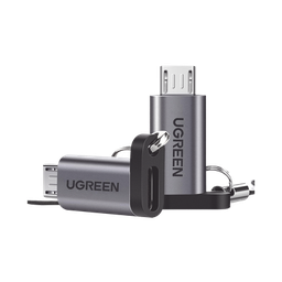[50590] Adaptador USB-C 3.1 a Micro USB | Carga Rápida | FPC/QC2.0 | Sincronización de Datos | Velocidad de Transferencia de hasta 480Mbps | Incluye Cordón | Caja de Aluminio | Múltiples Protecciones | Amplia Compatibilidad. | 50590