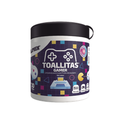 [TOALLITAS-GAMER] Toallitas Gamers, Excelente Opción Para Gamers Que Buscan Mantener Sus Consolas y Accesorios en Perfecto Estado, Libres de Suciedad y Protegidos Contra Bacterias | TOALLITAS-GAMER