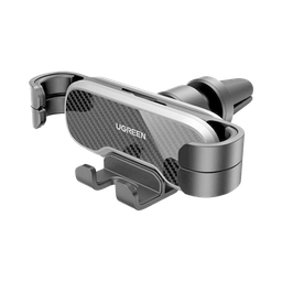 [80539] Soporte de Teléfono para Rendija de Ventilación | Tecnología Gravity Drive | Rotación de 360° | Suspensión por Goma | 5 Puntos de Sujeción | Compacto | Ajustable | Estable | Compatible con Rejilla de Ventilaci | 80539