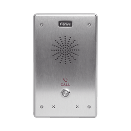 [I12-N-01P] Intercomunicador IP, 2 líneas SIP, 2 relevadores con botón para llamada, anti-vandálico, IP65 e IK10, PoE | I12-N-01P