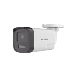 [DS-2CE17U0-TLTS] [Audio Bidireccional + Dual Light + ColorVu] Bala TURBOHD 4K (8 Megapixel) / Lente 2.8 mm / 40 mts IR EXIR + 40 mts Luz Blanca / Micrófono y Bocina Integrado / Exterior IP67 / Metal / dWDR | DS-2CE17U0-TLTS