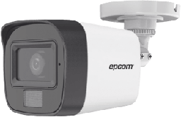 [B8TURBODL(NF)] [Dual Light] Bala TurboHD 2 Megapíxel (1080p) / Gran angular 101° / Exterior IP67 / Lente 2.8 mm / 30mts de IR + 20mts luz blanca / Microfono Interconstruido | B8TURBODL(NF)