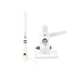 [TX-5206-SYS/86] Antena Marina VHF / Fibra de Vidrio / 156-163 MHz / 6.5 dBi / Cable 4.5 m (14.8 ft) / PL-259 / Montaje Trinquete Nylon / Exterior | TX-5206-SYS/86