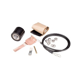 [223-1584] Kit de aterrizaje Estándar para cable coaxial de 1/4", 3/8", CNT-400, 9913. Longitud del conductor 60". | 223-1584