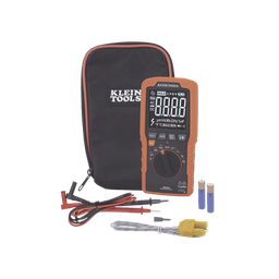 [MM450] Multímetro Digital Esbelto de Rango Automático con TRMS 600V y Medición de Temperatura | MM450
