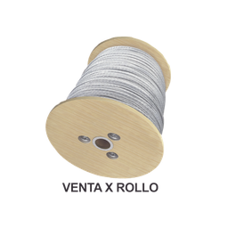 [S-RET-474CAM/2000] Cable de Retenida de 3/16", Resistencia 1293 Kg, 7 Hilos (Carrete de 2000 metros). | S-RET-474CAM/2000