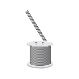 [S-RET-338CAM] Cable Retenida 7 Hilos, Resistencia 4900 Kg. Diámetro 3/8", Acero Galv. clase A.  (Precio por Metro). | S-RET-338CAM