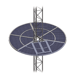 [SOM-30] Sistema Anti Escala tipo Sombrilla para Torre STZ30G. Galvanizada por Inmersión en Caliente. | SOM-30