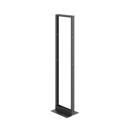 [EDR19FM45U] Rack de Dos Postes Estándar de 19 in, Rieles Numerados y Roscados #12-24, Fabricado en Aluminio, 45 Unidades de Rack, Color Negro | EDR19FM45U