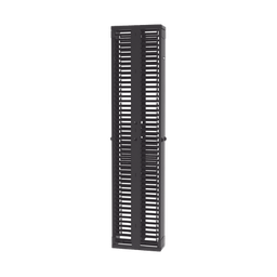 [PR2VD08] Organizador Vertical PatchRunner™, Doble (Frontal y Posterior), Para Rack Abierto de 45 Unidades, 8in de Ancho, Color Negro | PR2VD08