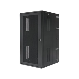 [PZWMC26P] Gabinete PanZone de Montaje en Pared, de 19in, Puerta Ventilada, 26 UR, 635mm de Profundidad, Color Negro | PZWMC26P