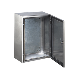[PST-203015-INOX-B] Gabinete de Acero Inoxidable IP66 Uso en Intemperie (200 x 300 x 150 mm) con Placa Interna Galvanizada. | PST-203015-INOX-B