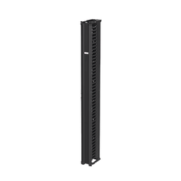 [DV6S7] Organizador Vertical CableTek, Sencillo (Solo Frontal), Para Rack Abierto de 45 Unidades, 6 in de Ancho, Color Negro | DV6S7