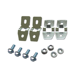 [PST-WC-010] Juego de 4 Pestañas Metálicas para Fijación a Pared de Gabinetes Línea PST. Incluye tornillo y tuerca. | PST-WC-010