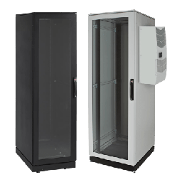 [PDCP2078BAC] Gabinete de Telecomunicaciones ProLine V/D, 700 mm de Ancho, 800 mm de Profundidad, Compatible Con Aire Acondicionado Tipo G28, 42 UR, Color Negro | PDCP2078BAC