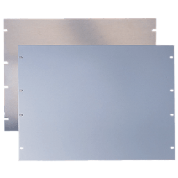 [P19RP3UA] Tapa Ciega Para Rack Estándar de 19in, Plano, de Aluminio, 3 UR | P19RP3UA