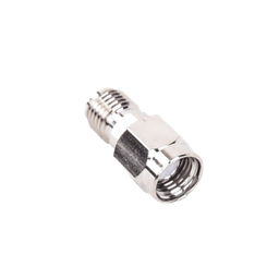 [RP-3405] Adaptador en Línea de Conector SMA Macho Inverso a SMA Hembra, Níquel/ Oro/ Teflón. | RP-3405