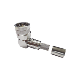 [EZ-400-NMH-RA-X] Conector N Macho Angulo Recto, Plegable Hex. con Pin Cautivo para cables Tipo RG8 | EZ-400-NMH-RA-X