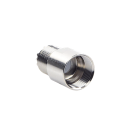 [RFU-520-I] Conector UHF Hembra (SO-239) en Línea de Rosca para RG-8/U, 9913, LMR-400, Níquel/ Plata/ Teflón. | RFU-520-I