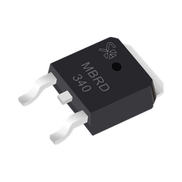 [863-MBRD340G] Diodo Rectificador Schottky, 3 Amp., 40 PIV, para SMD, Montaje DPAK, Tipo Anodo Dual. | 863-MBRD340G