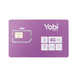 [SIM5GBYOBI] SIM Yobi para dispositivos móviles 3G/4G con recarga de 5GB cada mes durante 1 año de servicio (solo datos) | SIM5GBYOBI
